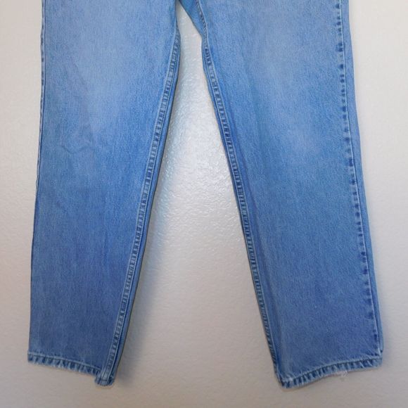 Vintage 90s 1999 Levi's Jeans Size 36 x 32 550 Casual Faded Denim 5 Pocket Blue - Picture 8 of 16